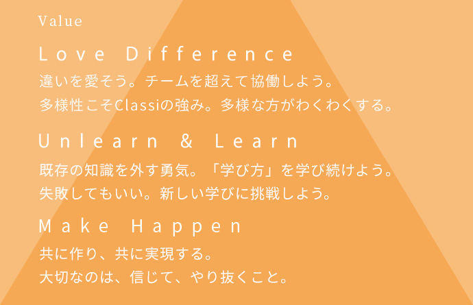 Value Unlearn&Learn, Love Difference, Make Happen